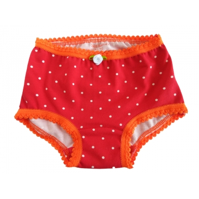 Onderbroek rood stipjes