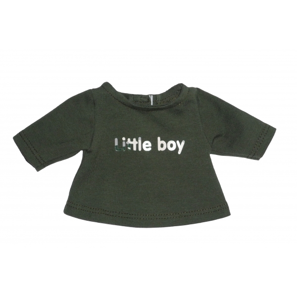 Trui legergroen little boy