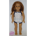 Ondergoed blauw wit stip