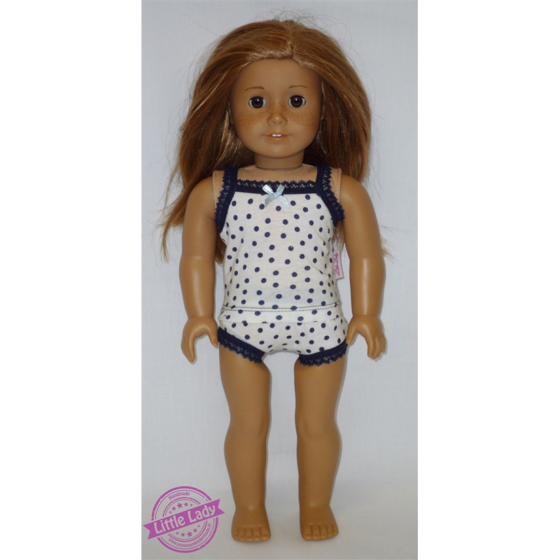 Ondergoed blauw wit stip