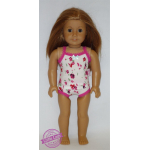 Ondergoed roze wit bloem