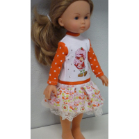 Oranje jurk + maillot