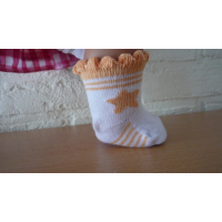 Oranje sokjes met ster