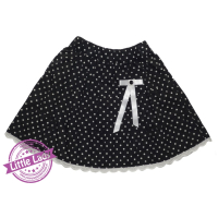 Zwarte stippen rok maat 98