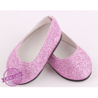 Glitter ballerina`s roze