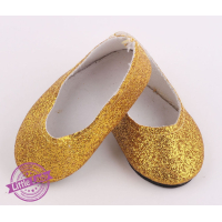 Glitter ballerina`s goud
