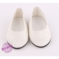 Witte glitter ballerina`s