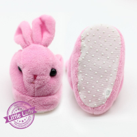 Roze konijnen sloffen