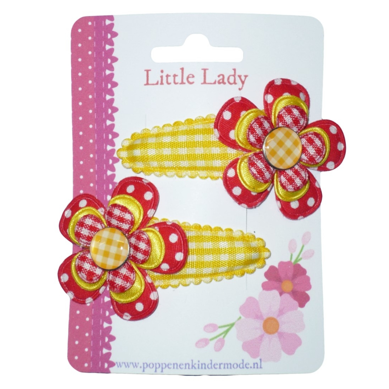 Knipjes rood geel dubbel