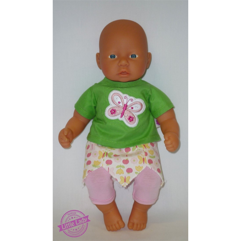 3-delig setje met vlinder