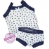 Ondergoed blauw wit stip