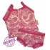 Ondergoed roze wit