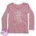 Roze shirtje met elfje maat 98/104