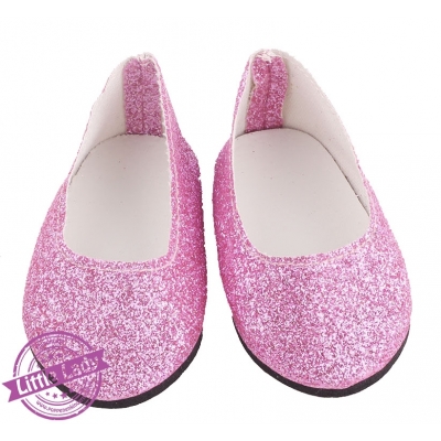 Glitter ballerina`s roze