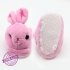 Roze konijnen sloffen