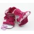 Fuchsia sandalen