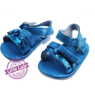 Blauwe sandalen