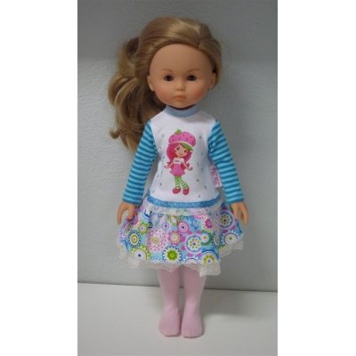 Blauwe jurk + maillot