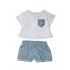 Zomer setje blauw