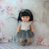Grijze Ballerina`s met bandje